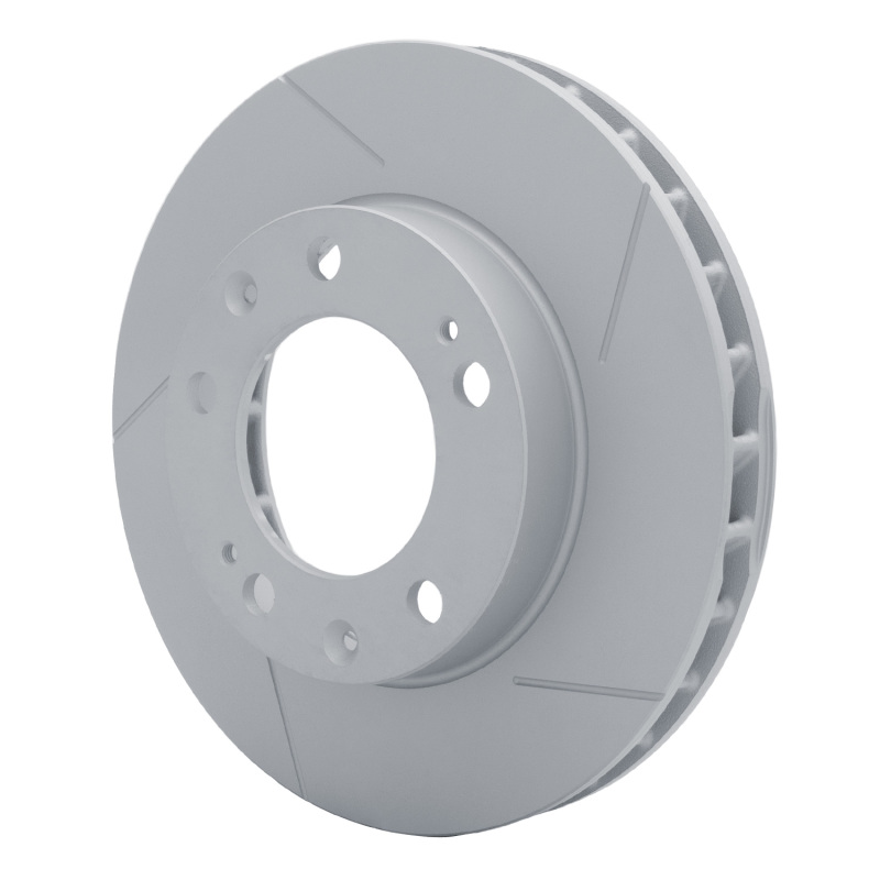 Picture of DFC 82-85 Porsche 928 Right Front Slotted Hi-Carbon Alloy Geomet Coated Rotor
