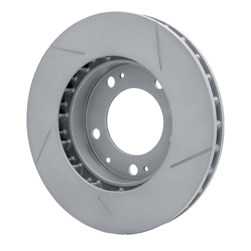 Picture of DFC 82-85 Porsche 928 Left Front Slotted Hi-Carbon Alloy Geomet Coated Rotor