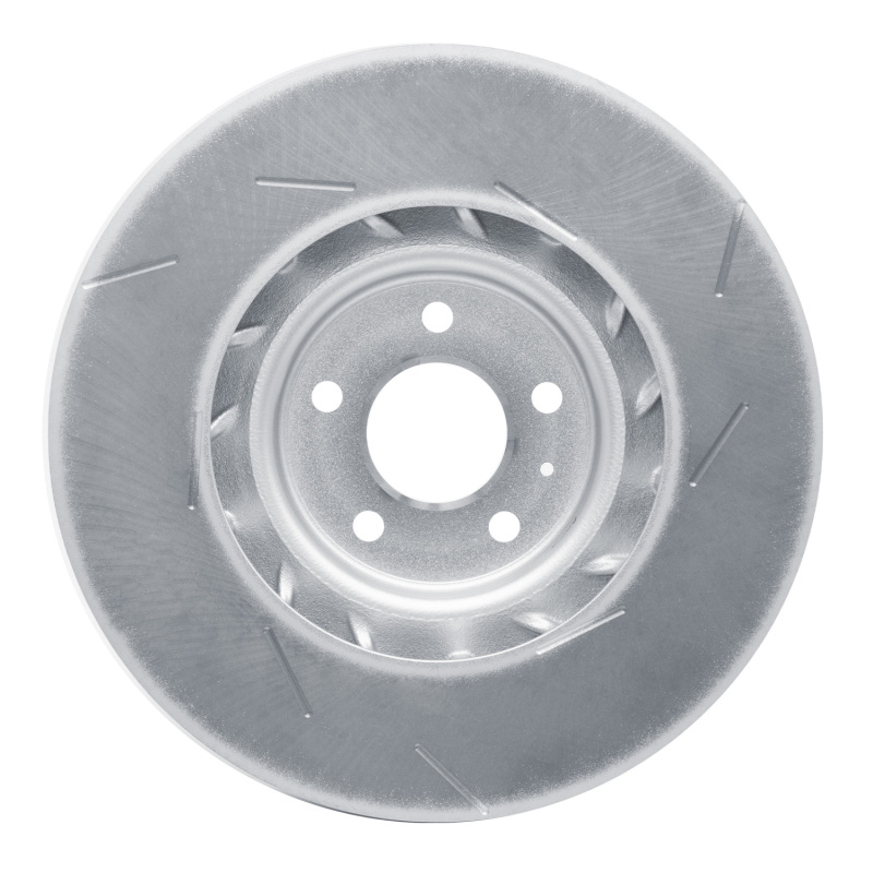 Picture of DFC 15-23 Porsche Macan Left Front Slotted Hi-Carbon Alloy Geomet Coated Rotor