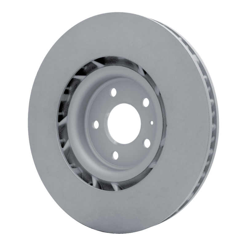 Picture of DFC 15-23 Porsche Macan Left Front Slotted Hi-Carbon Alloy Geomet Coated Rotor