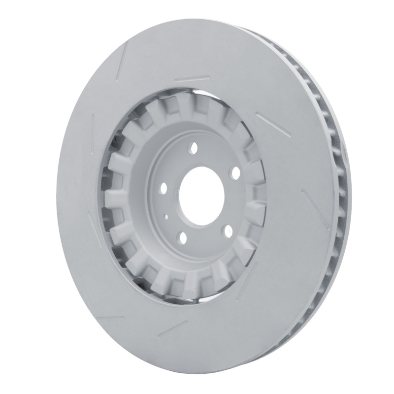 Picture of DFC 17-18 Porsche Macan Right Front Slotted Hi-Carbon Alloy Geomet Coated Rotor