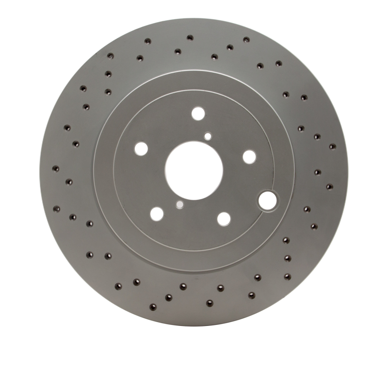 Picture of DFC 18-21 Subaru WRX STI Rear Drilled Hi-Carbon Alloy Geomet Coated Rotor