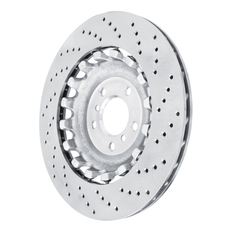 Picture of DFC 12-19 BMW M6 Left Rear Drilled Hi-Carbon Alloy Geomet Coated Rotor