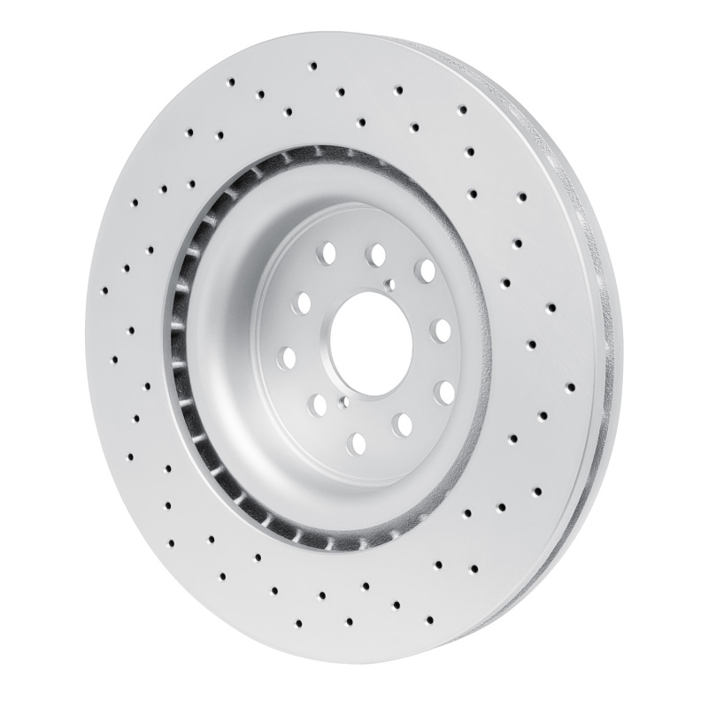 Picture of DFC 18-21 Subaru WRX STI Front Drilled Hi-Carbon Alloy Geomet Coated Rotor