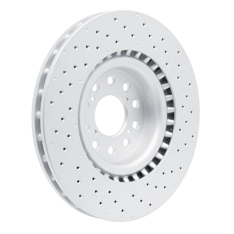 Picture of DFC 23-26 Honda Civic Hatchback Front Drilled Hi-Carbon Alloy Geomet Coated Rotor