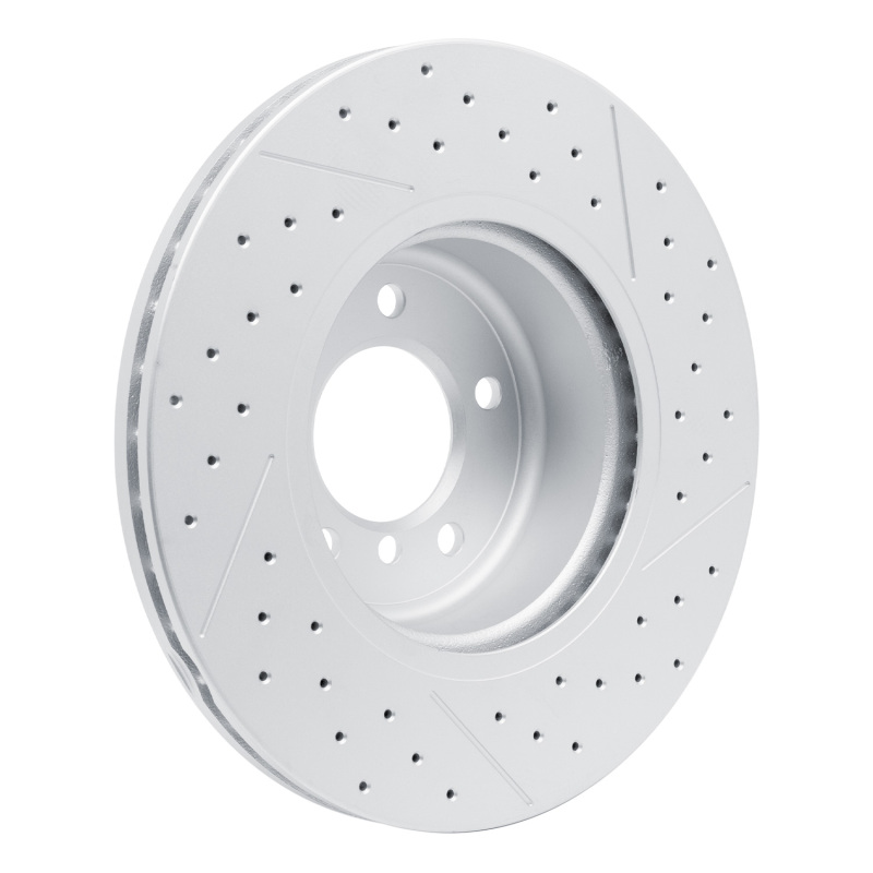 Picture of DFC 13-13 BMW 135IS Front Drilled and Slotted Hi-Carbon Alloy Geomet Coated Rotor