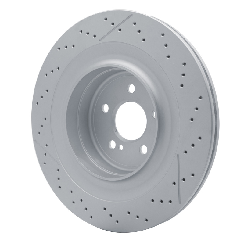 Picture of DFC 10-18 Mercedes-Benz E63 AMG S Rear Drilled and Slotted Hi-Carbon Alloy Geomet Coated Rotor