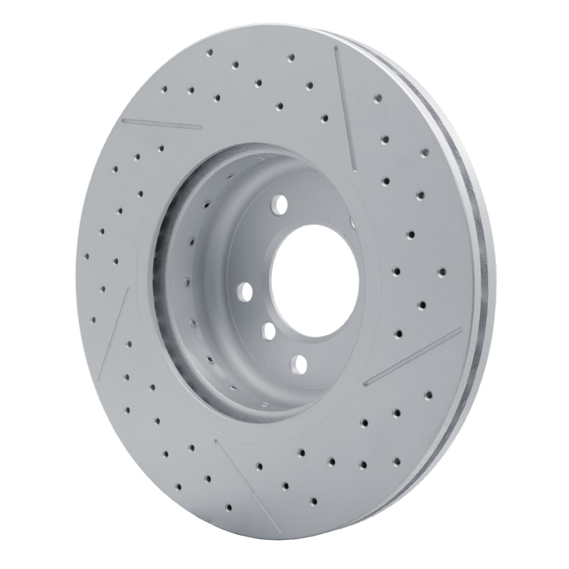 Picture of DFC 13-13 BMW 135IS Front Drilled and Slotted Hi-Carbon Alloy Geomet Coated Rotor