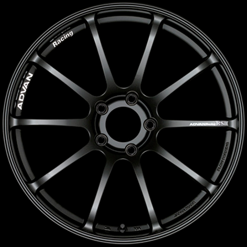 Picture of Advan RSII 17x8.0 / +48 Offset / 5x100 / 63mm Bore / Semi Gloss Black