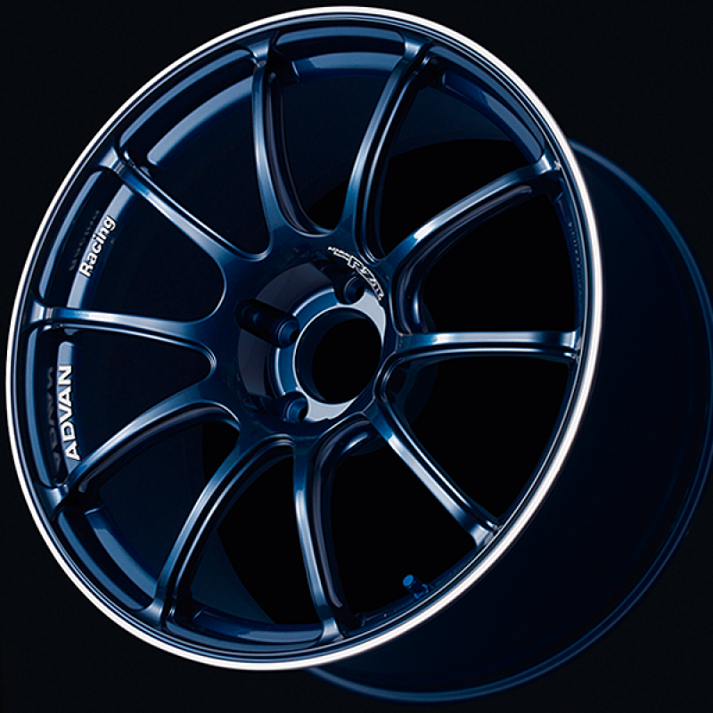 Picture of Advan RZII 18x8.5 / +51 Offset / 5x114.3 / 73mm Bore / Racing Indigo Blue and Ring