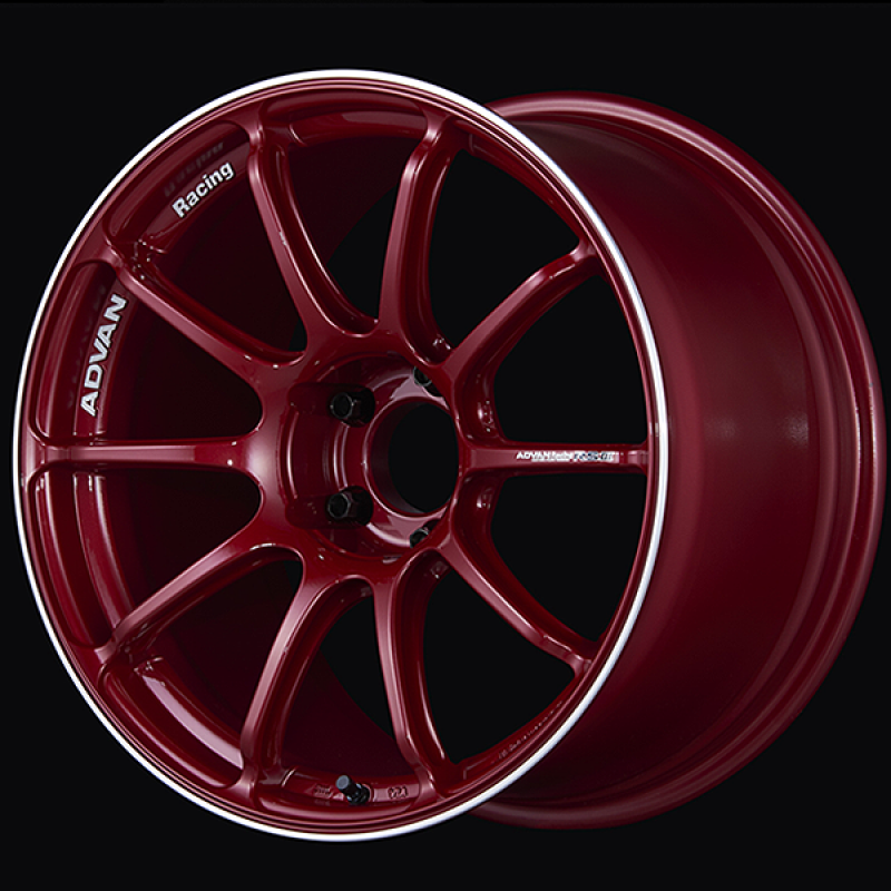 Picture of Advan RSIII 18x8.0 / +48 Offset / 5x100 / 63mm Bore / Racing Candy Red and Ring