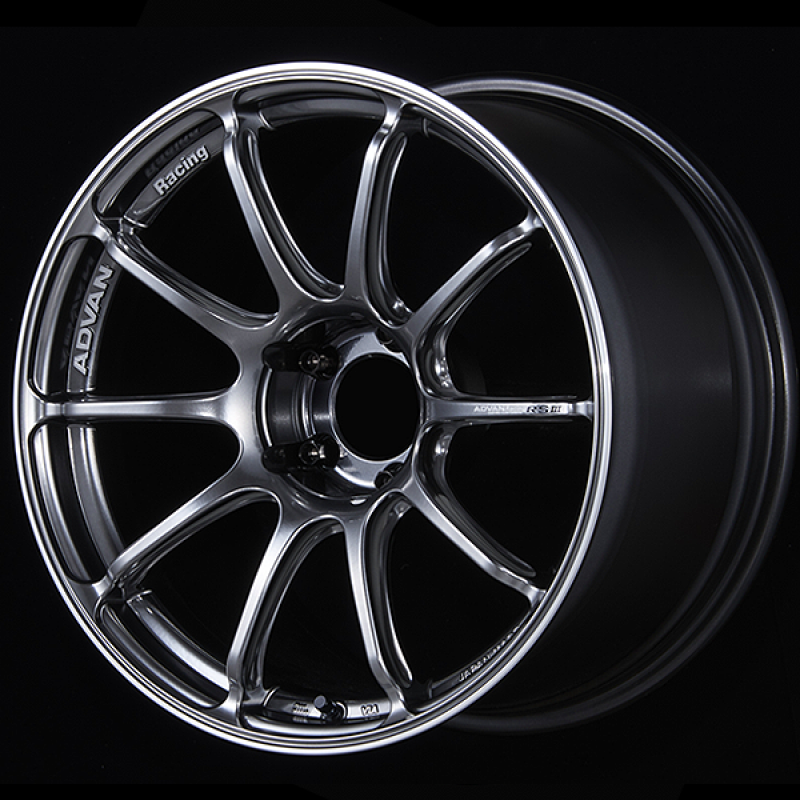 Picture of Advan RSIII 18x8.0 / +45 Offset / 5x108 / 63.4mm Bore / Racing Hyper Black and Ring