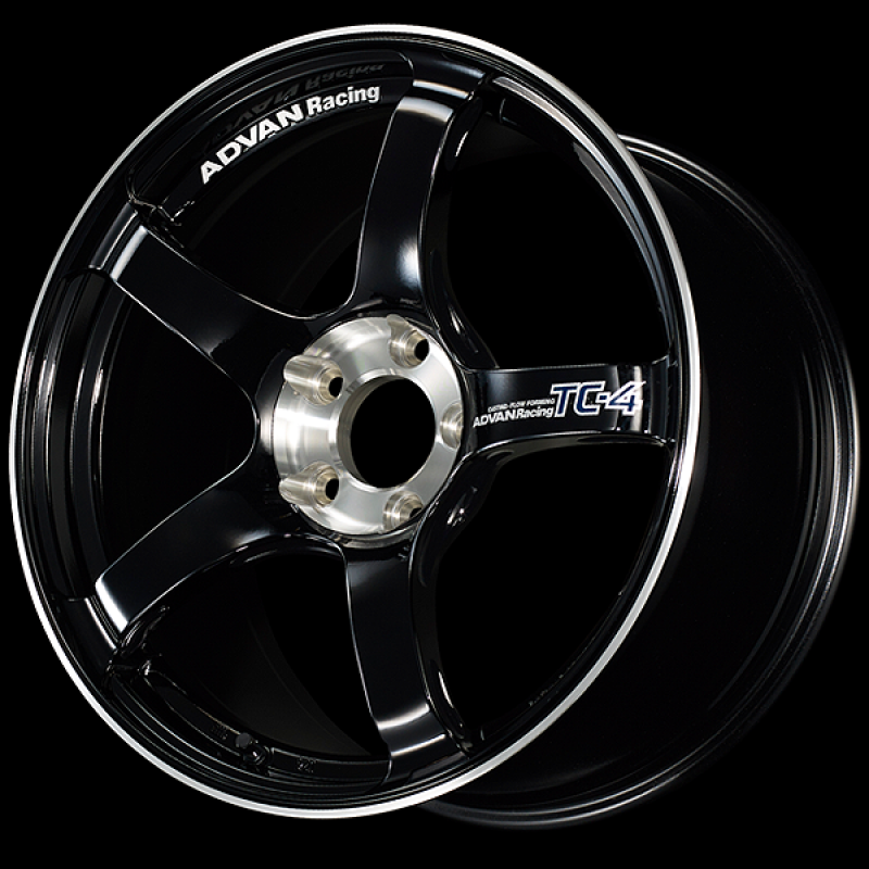 Picture of Advan TC-4 SE 15x7.0 / +42 Offset / 4x100 / 63mm Bore / Racing Gloss Black and Diamond Cut