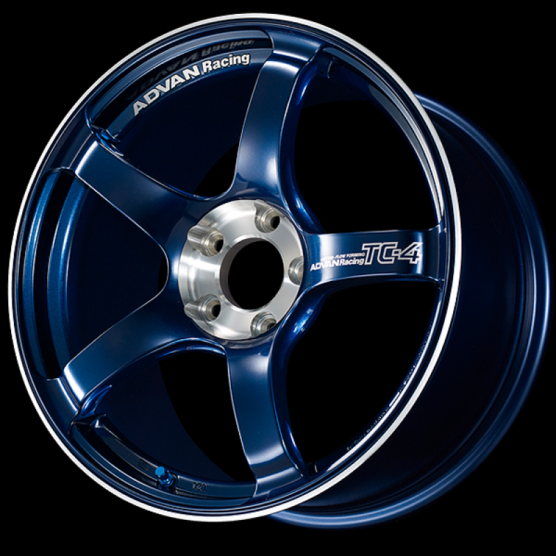 Picture of Advan TC-4 SE 16x7.0 / +35 Offset / 5x114.3 / 73mm Bore / Racing Indigo Blue and Diamond Cut