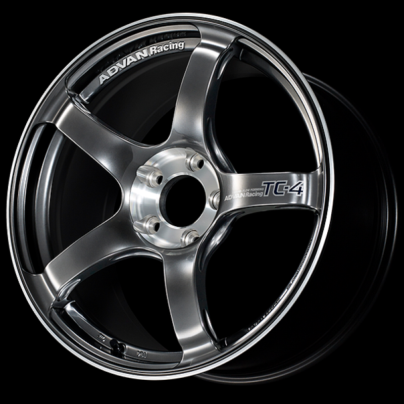Picture of Advan TC-4 SE 17x7.0 / +42 Offset / 4x100 / 63mm Bore / Racing Hyper Black and Diamond Cut