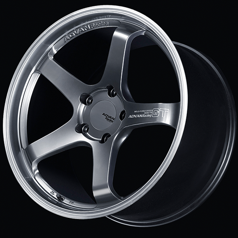Picture of Advan GT for Porsche 19x12.0 / +63 Off / 5x130 / 71.6mm Bore / Machining and Hyper Platinum Black