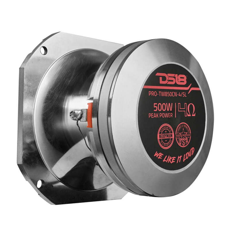Picture of DS18 4in Super Bullet Tweeter Neodymium 250 Watts RMS 1.5in PEI Vc 4 ohm Silver