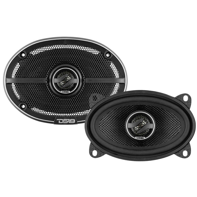 Picture of DS18 4x6in 60 Watts RMS 4 ohm 2-Way Coaxial Speaker w/ Kevlar Cones
