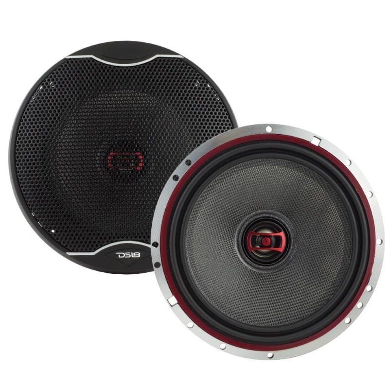 Picture of DS18 6.5in 120 Watts RMS 3 ohm 2-Way Coaxial Speakers And Component System w/ Fiberglass Cone