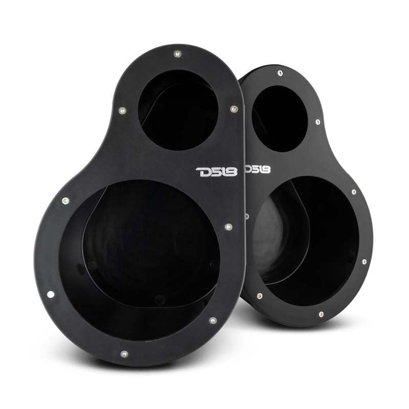 Picture of DS18 6.5in 2-Way Speaker Pods Fits 2x 6.5in Speakers 2x 3.78in Tweeters Speakers Not Included