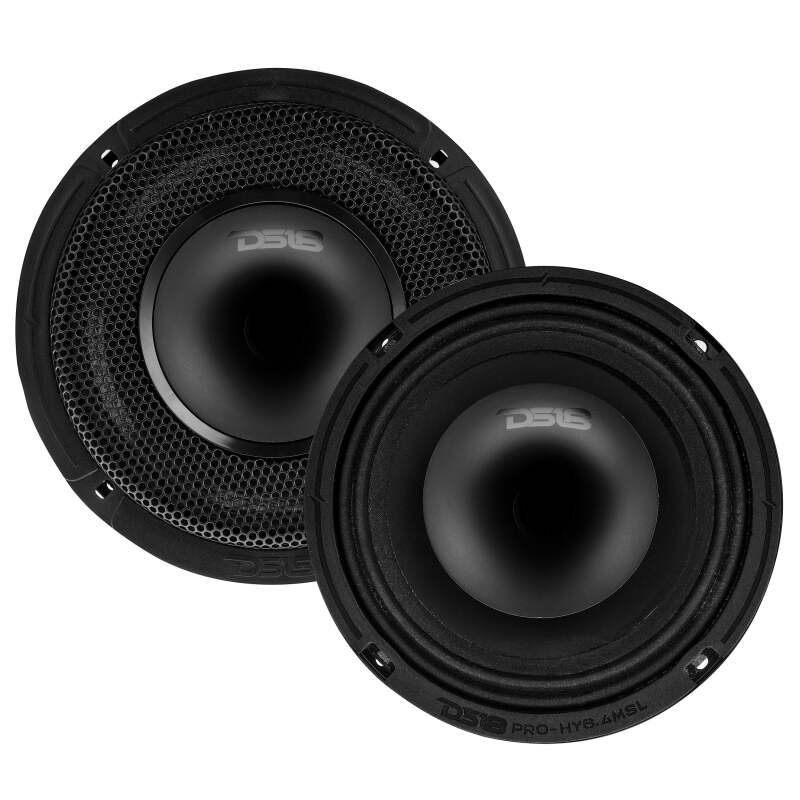 Picture of DS18 6.5in 150 Watts RMS 4 ohm Mid-Range Loudspeaker Shallow Grill Included