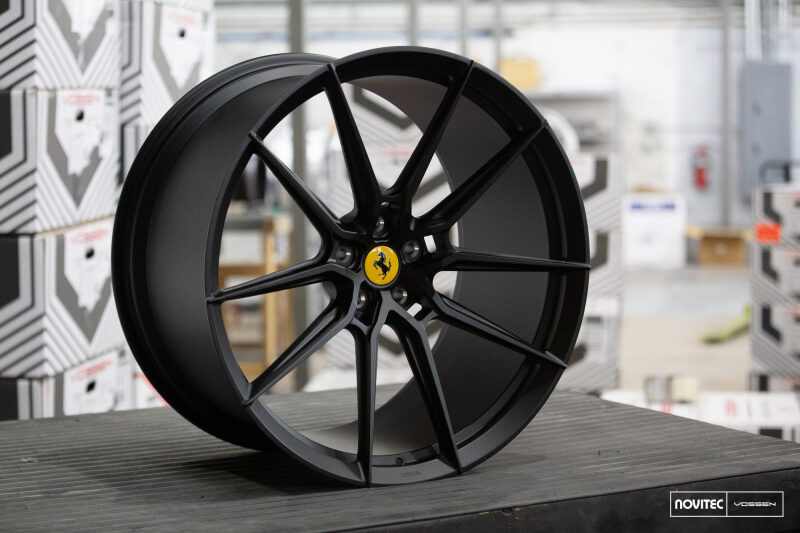 Picture of Vossen x Novitec NF9 20x9.5in - 5x114.3 BP - ET38 - Satin Black Ferrari 296 Front Wheel