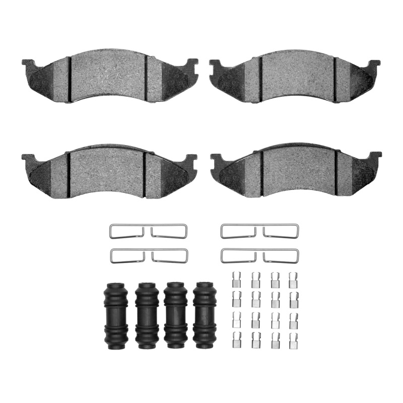 Picture of R1 1990-2006 Jeep Cherokee Front R1 Super Duty Pads & Hardware Kit