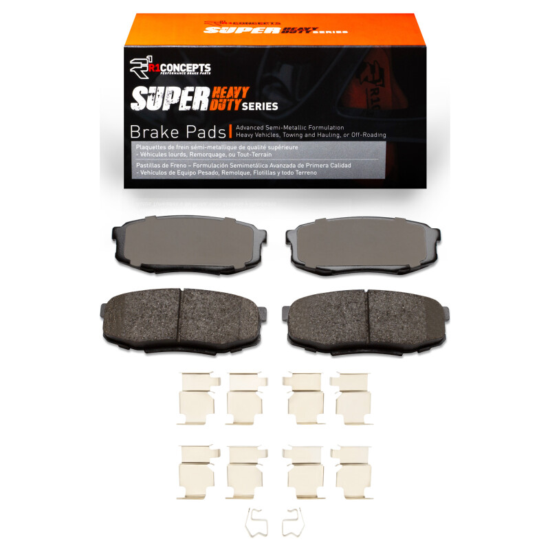 Picture of R1 2007-2022 Lexus LX570 Rear R1 Super Duty Pads & Hardware Kit