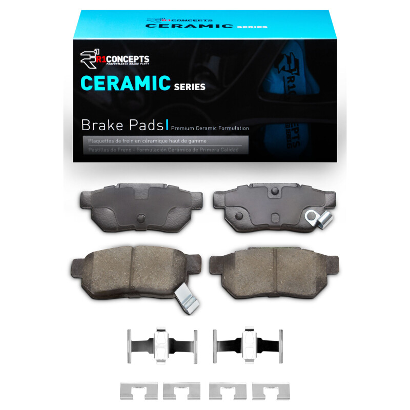 Picture of R1 1988-2001 Acura Integra Rear R1 Ceramic Pads & Hardware Kit