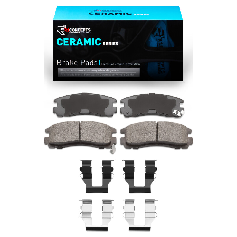 Picture of R1 1992-2012 Chrysler Sebring Rear R1 Ceramic Pads & Hardware Kit
