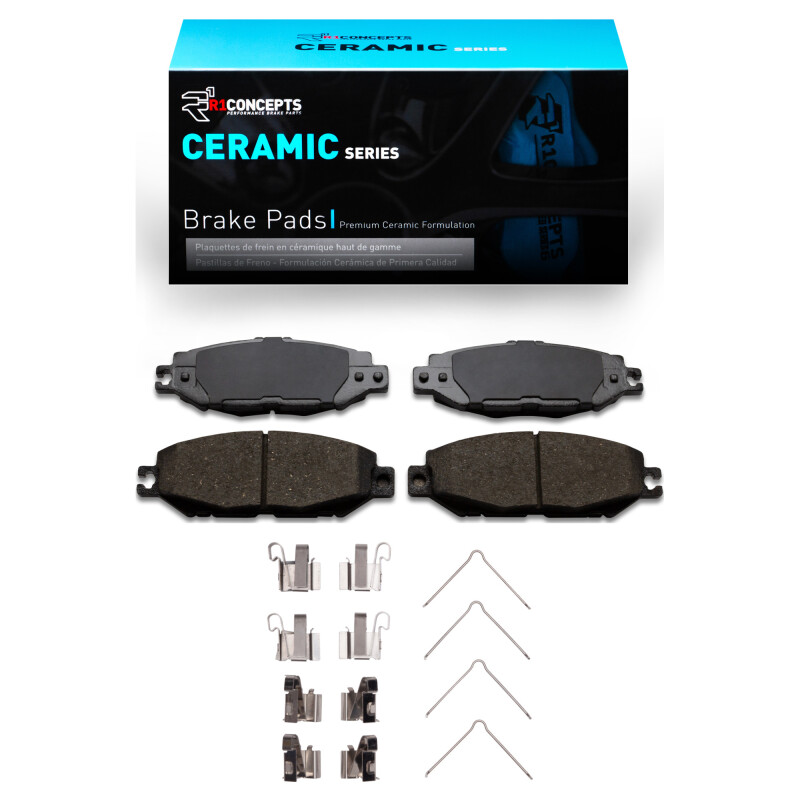 Picture of R1 1993-2000 Lexus LS400 Rear R1 Ceramic Pads & Hardware Kit