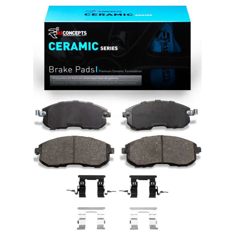 Picture of R1 2002-2019 Infiniti I35 Front R1 Ceramic Pads & Hardware Kit