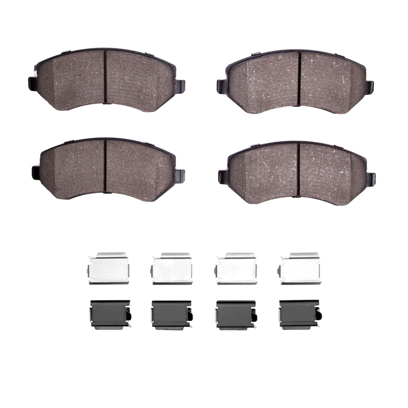 Picture of R1 2001-2007 Chrysler Town & Country Front R1 Ceramic Pads & Hardware Kit