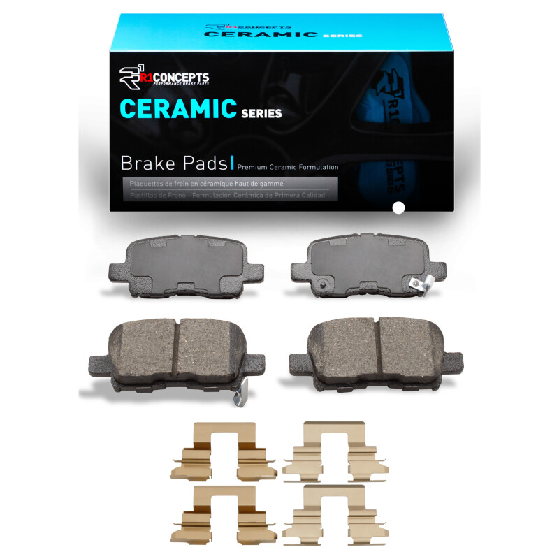 Picture of R1 2001-2008 Acura MDX Rear R1 Ceramic Pads & Hardware Kit