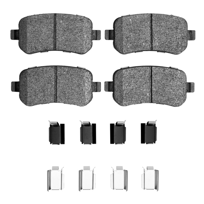Picture of R1 2008-2012 Chrysler Town & Country Rear R1 Ceramic Pads & Hardware Kit