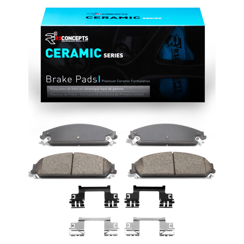 Picture of R1 2005-2023 Chrysler 200 Front R1 Ceramic Pads & Hardware Kit