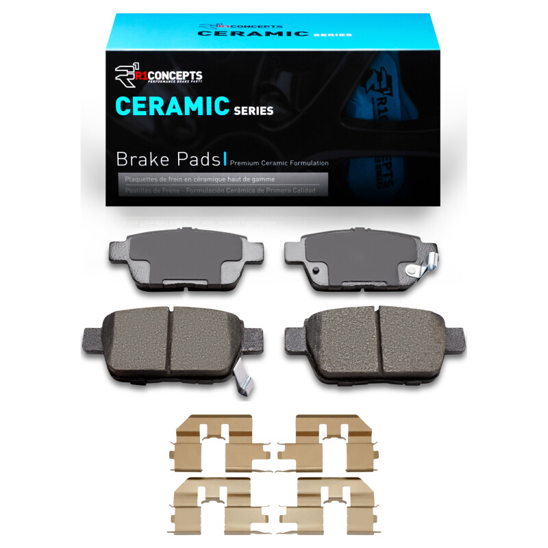Picture of R1 2006-2014 Acura TL Rear R1 Ceramic Pads & Hardware Kit