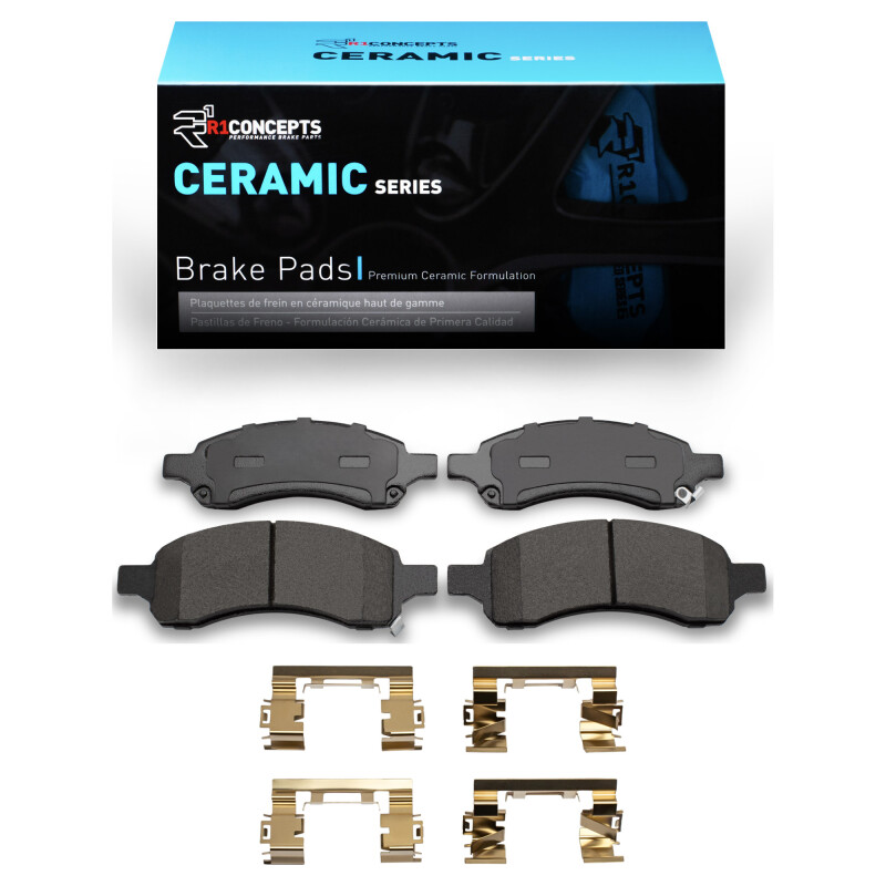Picture of R1 2006-2012 Buick Rainier Front R1 Ceramic Pads & Hardware Kit