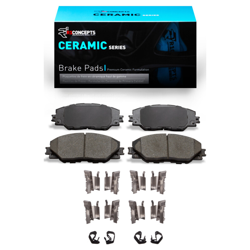 Picture of R1 2006-2020 Pontiac Vibe Front R1 Ceramic Pads & Hardware Kit