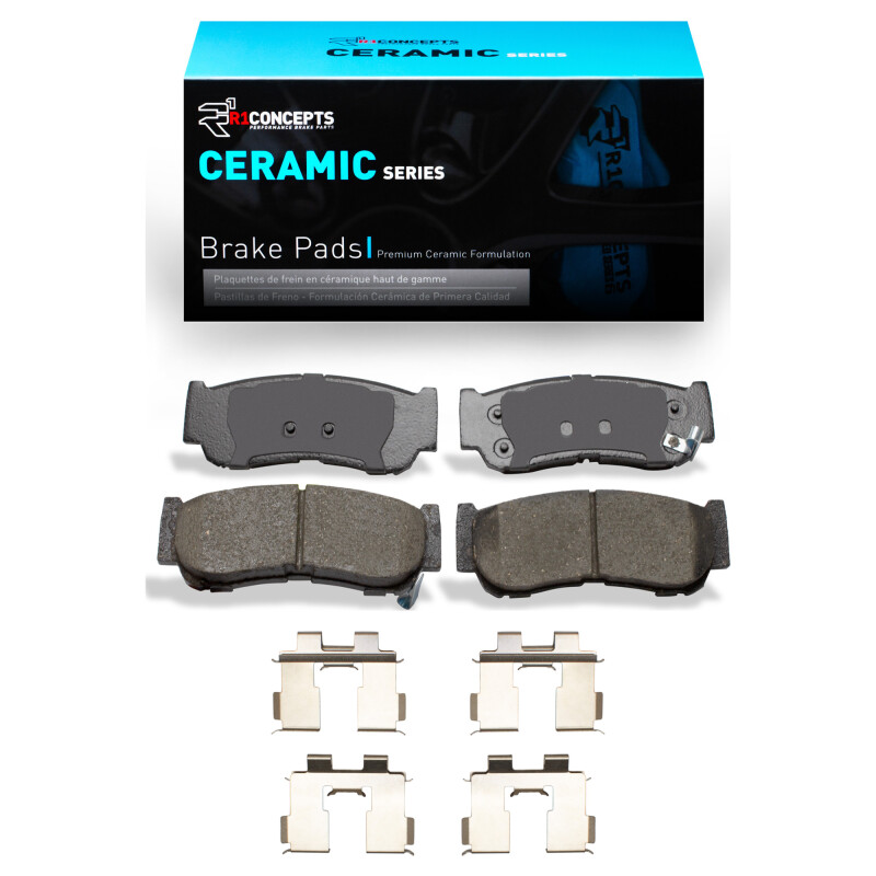 Picture of R1 2007-2009 Hyundai Santa Fe Rear R1 Ceramic Pads & Hardware Kit
