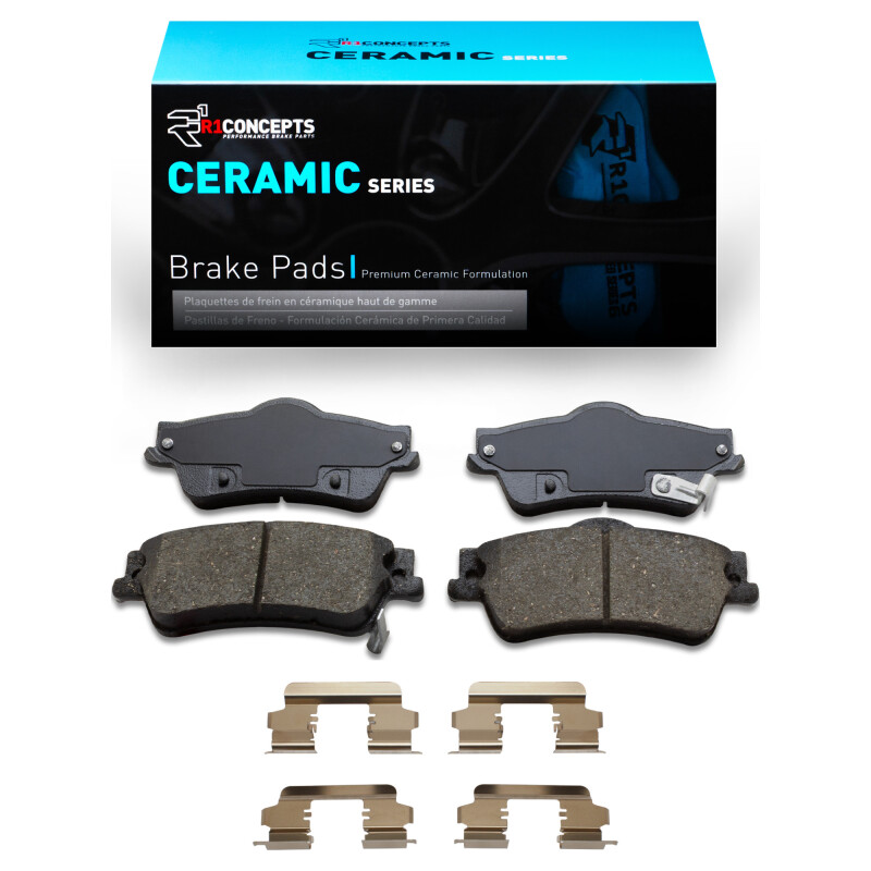 Picture of R1 2008-2017 Chevrolet CAPRICE Rear R1 Ceramic Pads & Hardware Kit