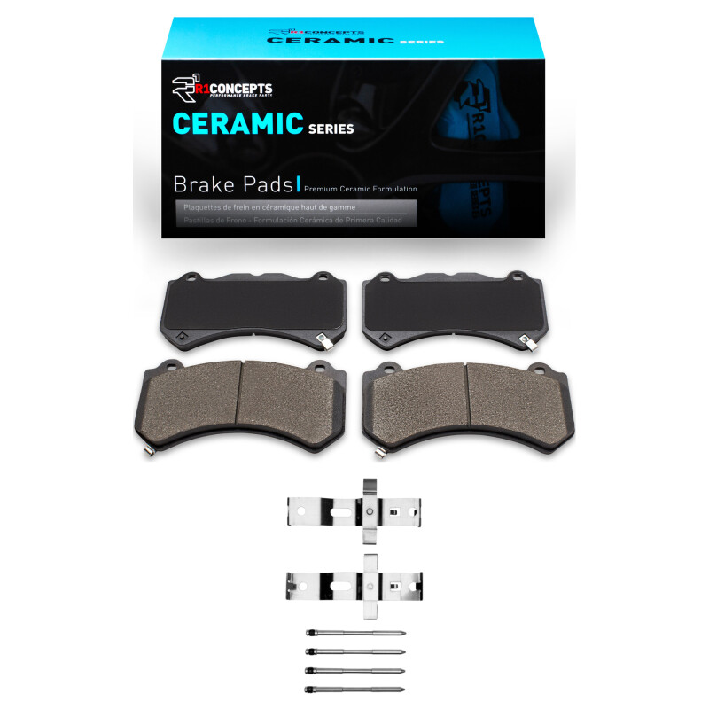 Picture of R1 2012-2025 Dodge Durango Front R1 Ceramic Pads & Hardware Kit