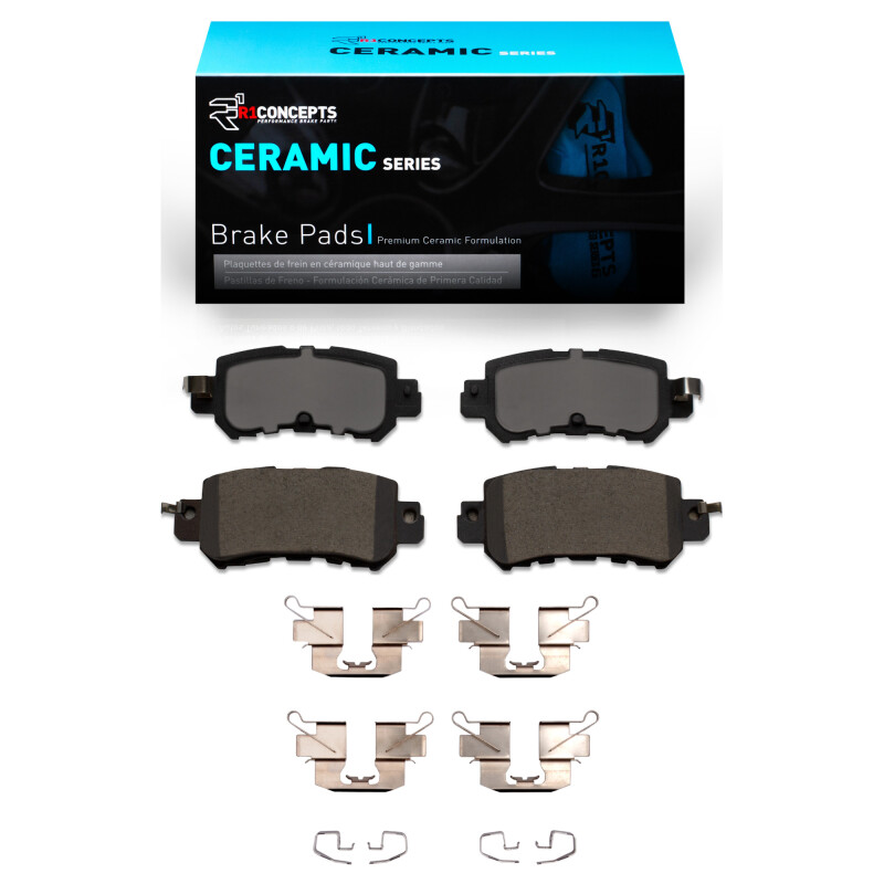 Picture of R1 2013-2018 Mazda CX-5 Rear R1 Ceramic Pads & Hardware Kit