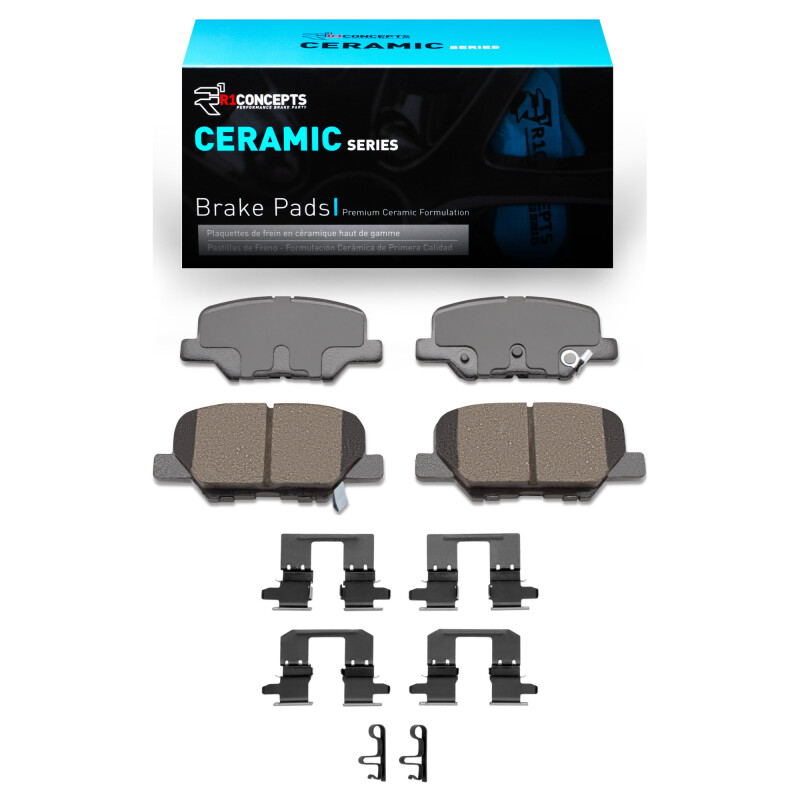 Picture of R1 2013-2025 Mazda 6 Rear R1 Ceramic Pads & Hardware Kit