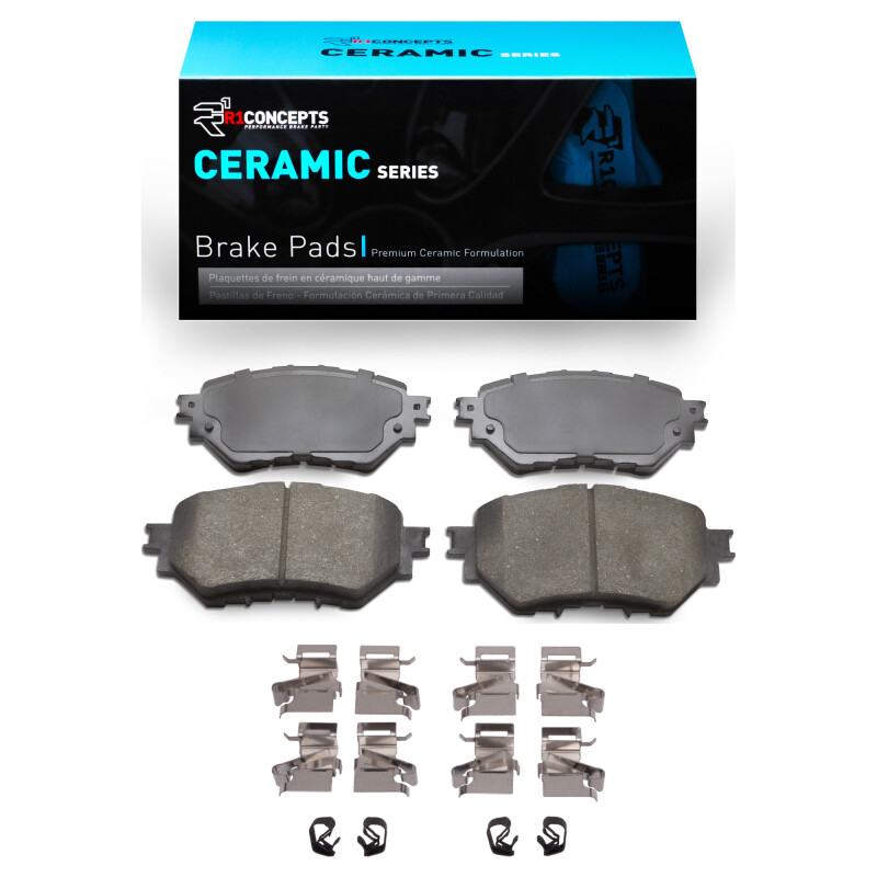 Picture of R1 2014-2018 Mazda 3 Front R1 Ceramic Pads & Hardware Kit