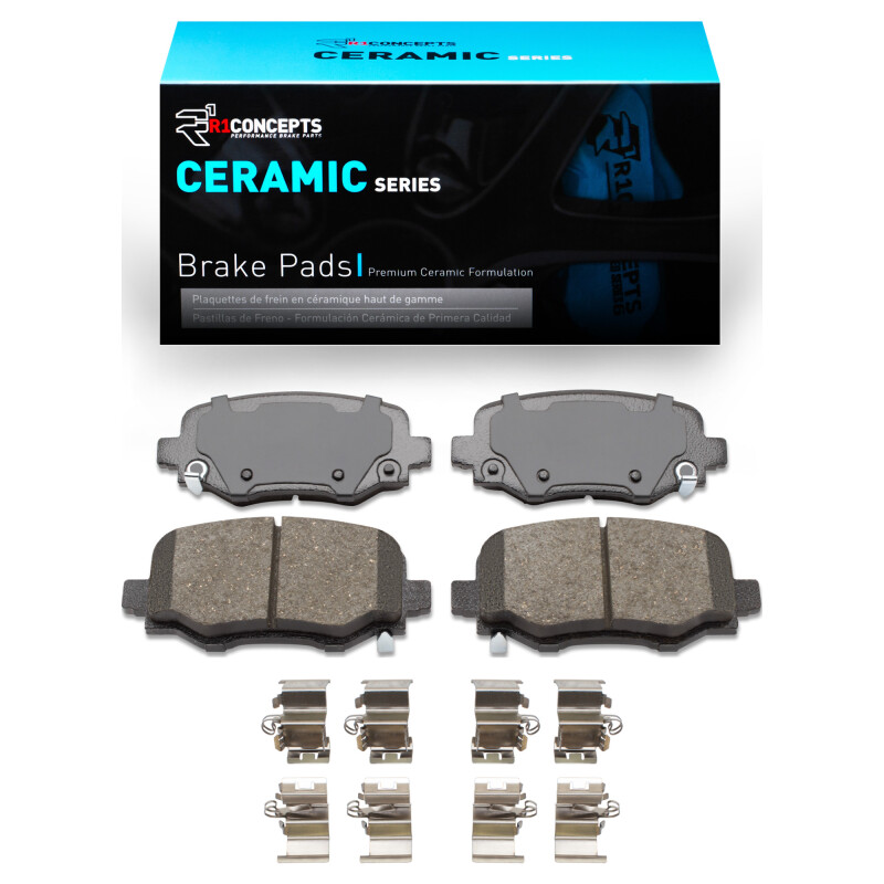 Picture of R1 2014-2023 Chrysler 200 Rear R1 Ceramic Pads & Hardware Kit