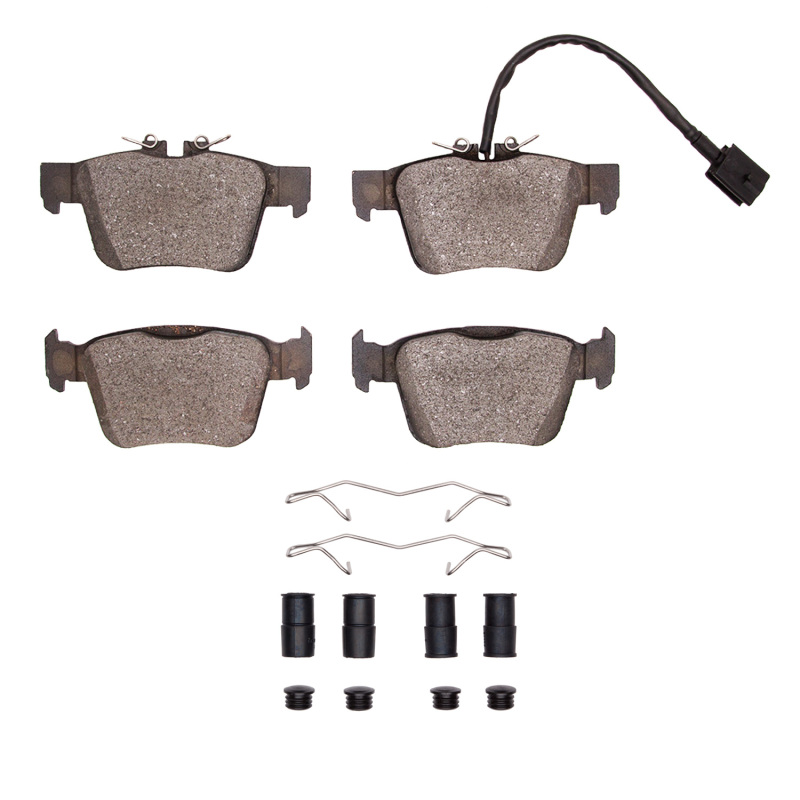 Picture of R1 2017-2024 Maserati Ghibli Rear R1 Ceramic Pads & Hardware Kit