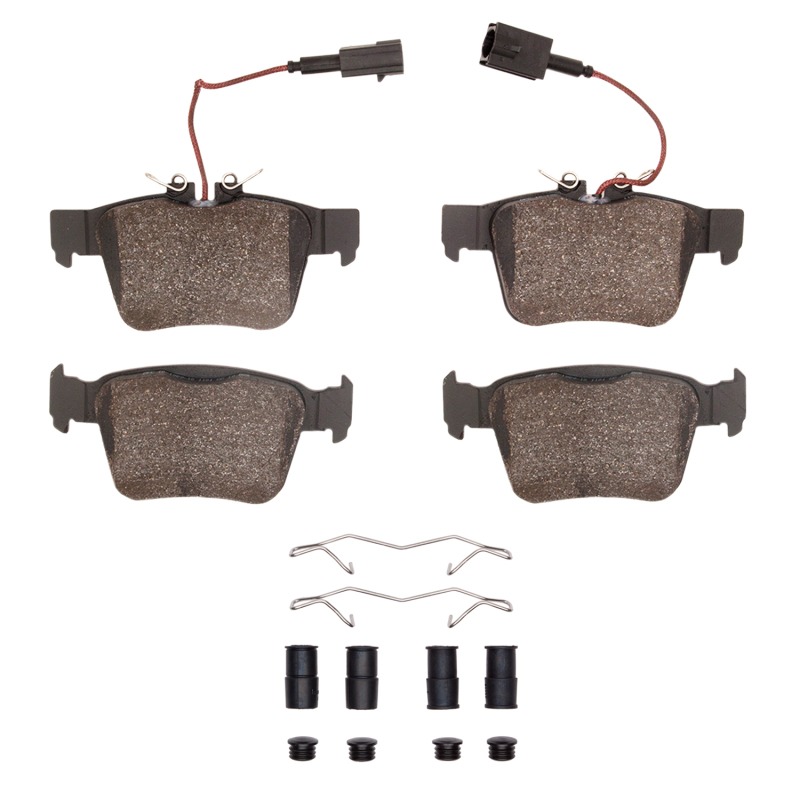 Picture of R1 2017-2025 Alfa Romeo Stelvio Rear R1 Ceramic Pads & Hardware Kit