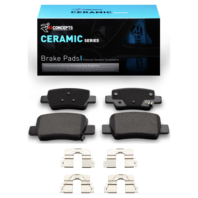 Picture of R1 2021-2025 Hyundai Kona Rear R1 Ceramic Pads & Hardware Kit