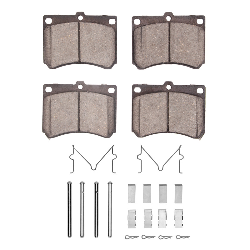 Picture of R1 1990-2003 Ford Escort Front R1 Semi Met Pads & Hardware Kit